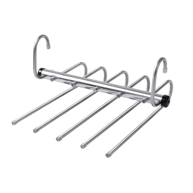 Storage Pants Hanger 5-Layers S S Home Supplies - Tophatter Daily Deals