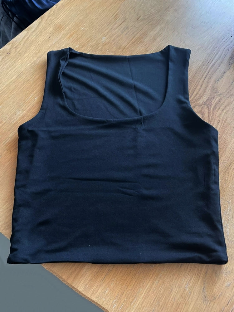 Summer Sexy Sleeveless Collar Crop Top Blouses - Tophatter Daily Deals