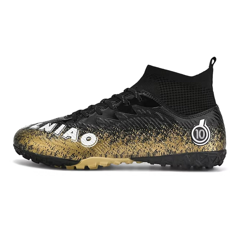 Soccer Shoes Grass Futsal Cleats Football Shoes TF Black Soccer Shoes - Tophatter Daily Deals
