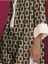Lapel Collar Long Sleeves A-line Party Dresses Mini Dresses - Tophatter Daily Deals