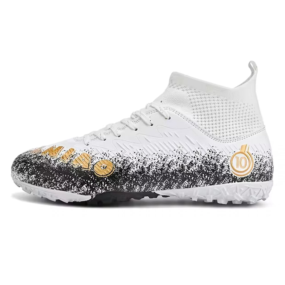 Soccer Shoes Grass Futsal Cleats Football Shoes TF White Soccer Shoes - Tophatter Daily Deals
