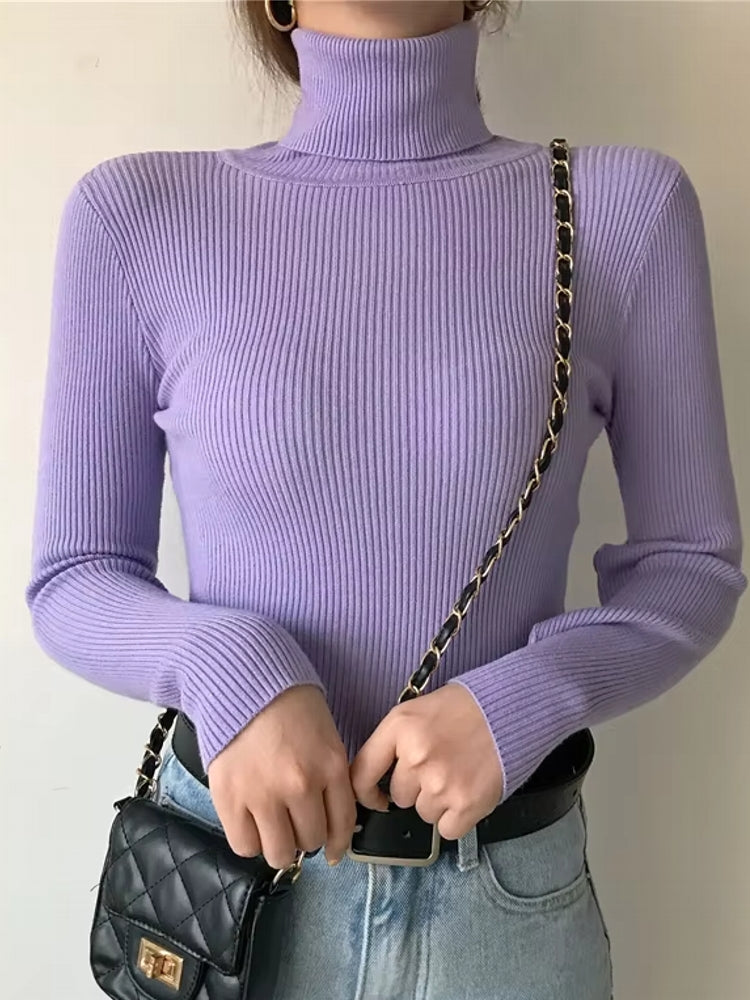 Basic Soft Top Sweaters For Women Blouses - Tophatter Daily Deals