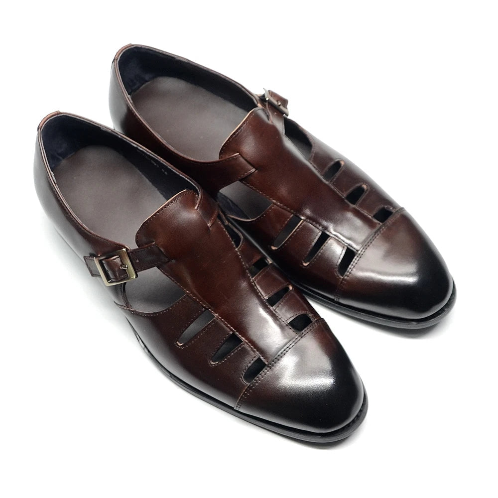Men Genuine Leather Lace-up Oxford Dress Shoes Men Dresses Shoes - Tophatter Daily Deals
