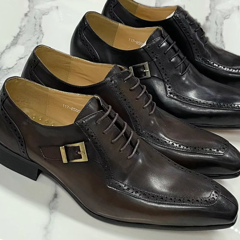 Oxford Brogue Shoes Business Formal Occasions Men Dresses Shoes - Tophatter Daily Deals