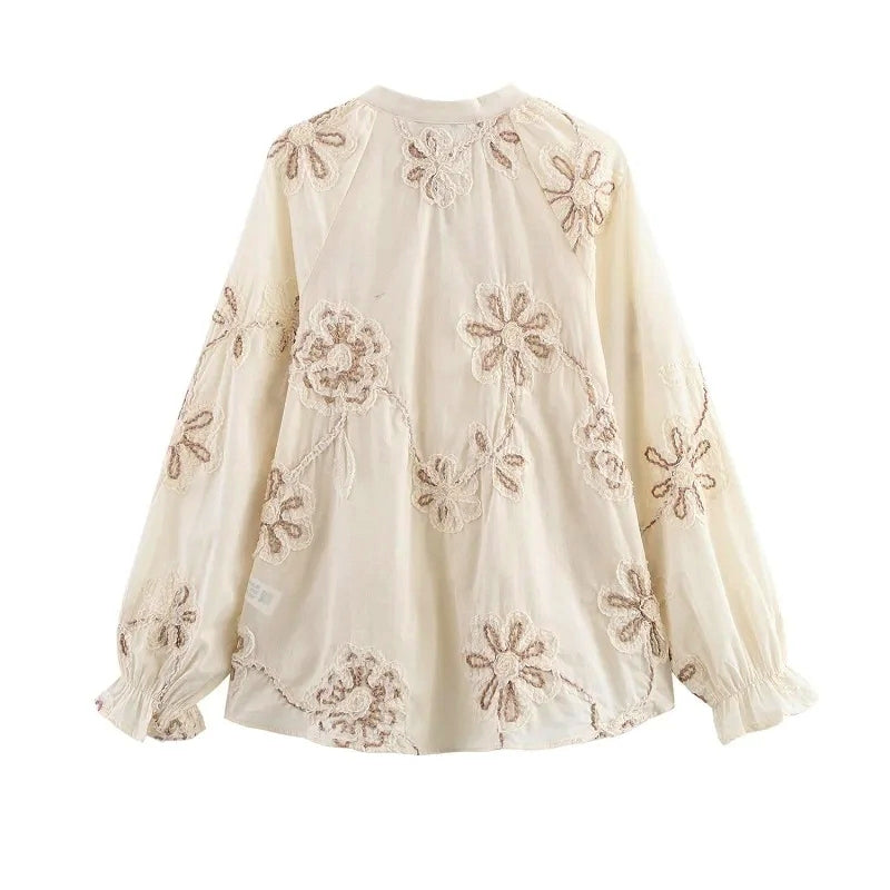 Women Tassel Casual Summer Embroider Blouses Blouses - Tophatter Daily Deals