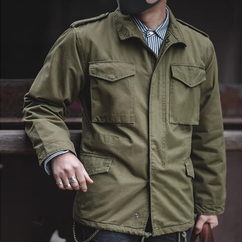 World War II American Retro Windbreaker Men's Clothing - Tophatter Daily Deals