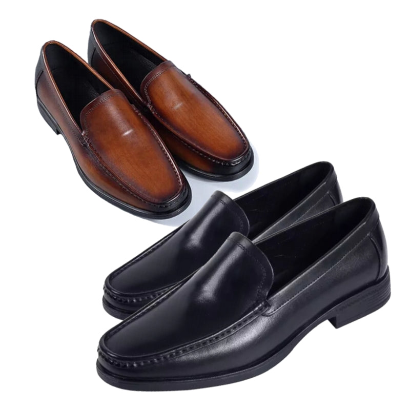 Summer Genuine Leather Oxford Dress Loafers Men Dresses Shoes - Tophatter Daily Deals