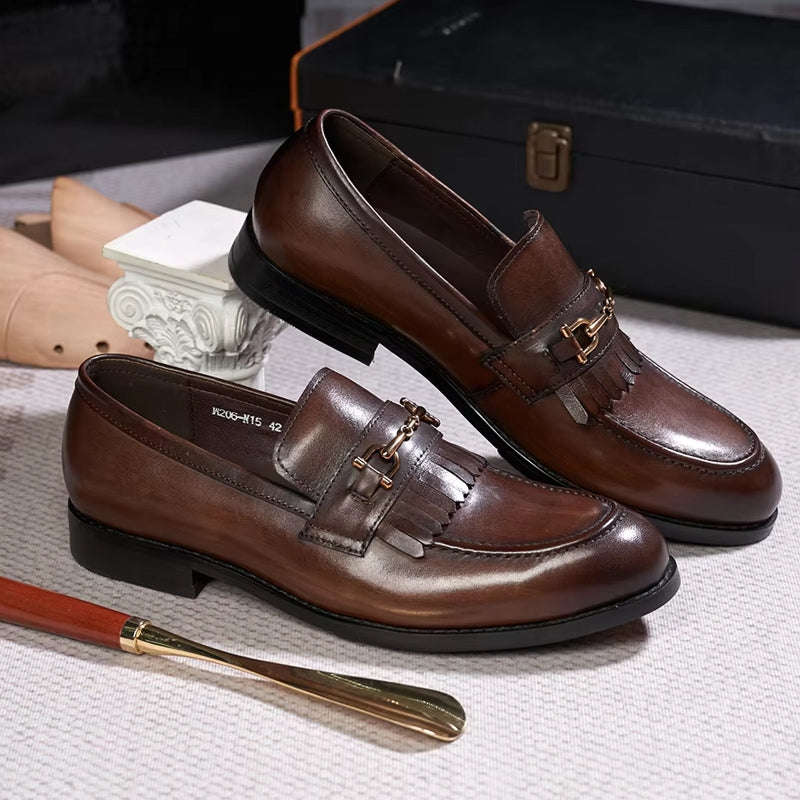 Genuine Leather Business Dress Shoes Comfortable Men Shoes Men Shoes - Tophatter Daily Deals
