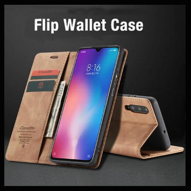 Case For Redmi Note 9 Pro Ultra Thin Retro Leather Wallet Xiaomi Cases - Tophatter Daily Deals