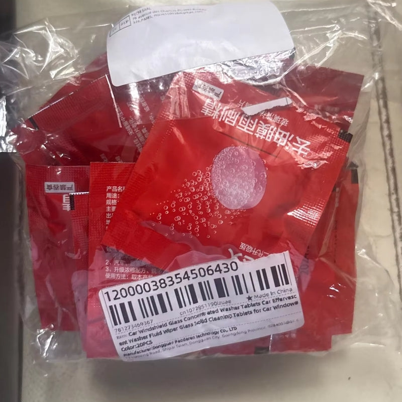 Car Windshield Glass Concentrated Washer Tablets Car Car and Motorcycle Accessories - Tophatter Daily Deals