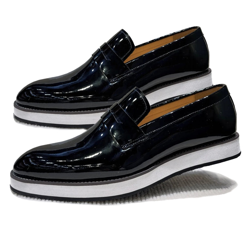Slip-On Business Leather Loafers Men Shoes Loafers - Tophatter Daily Deals