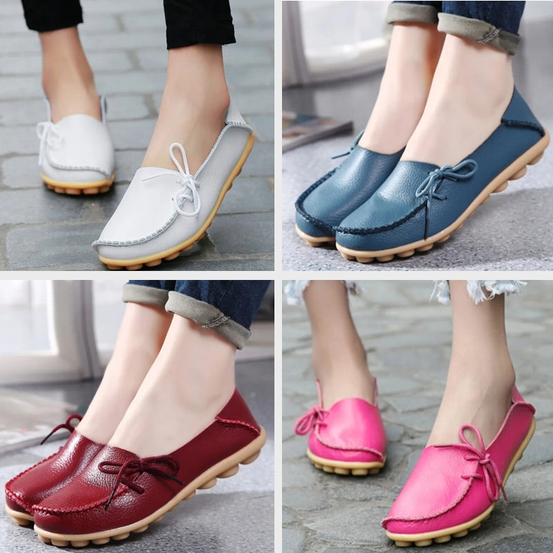 Women Shoes Slip On Bow Tie Flats Tennis Shoes Women Shoes - Tophatter Daily Deals