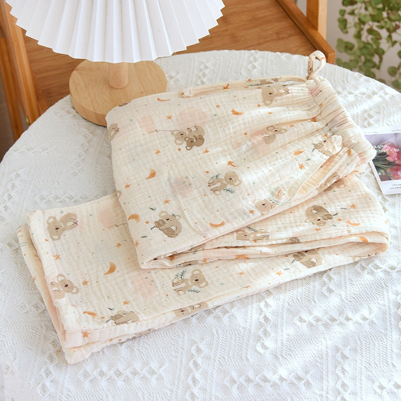 Casual Straight Trousers Home Clothes Pants Brown Gradient Jumpsuits Pants - Tophatter Daily Deals