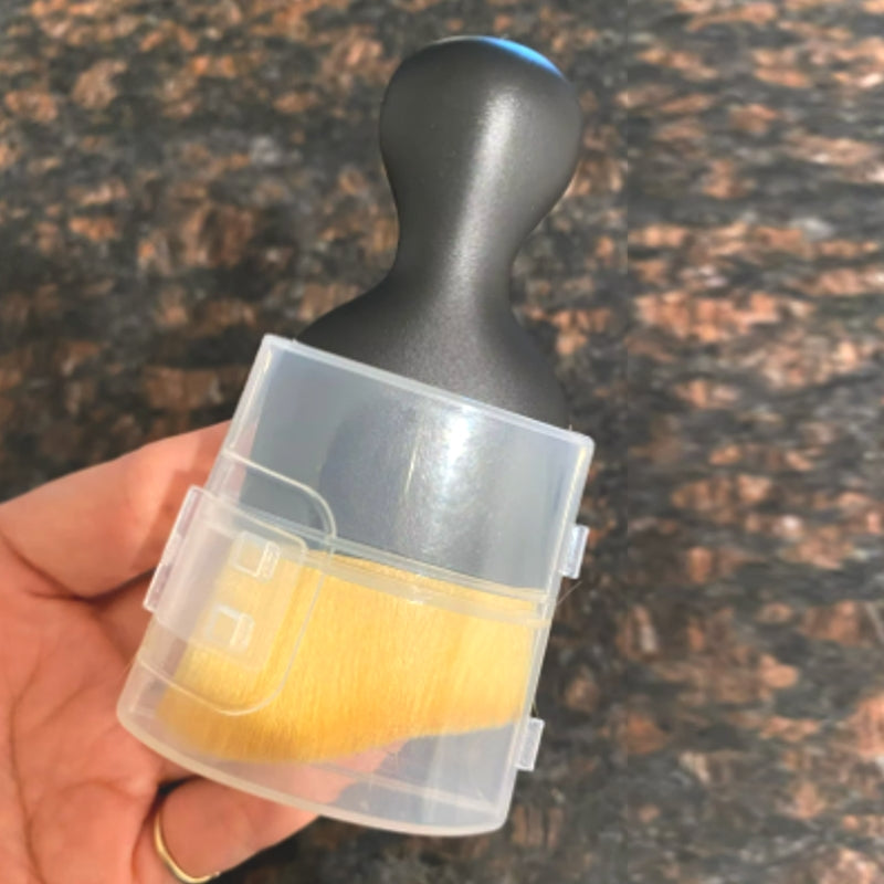 Car Air Vent Cleaning Soft Brush With Casing 2 Piece Car and Motorcycle Accessories - Tophatter Daily Deals