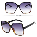 Unisex Gradient Hip Hop Shades Sun Glasses Leopard Sunglasses - Tophatter Daily Deals