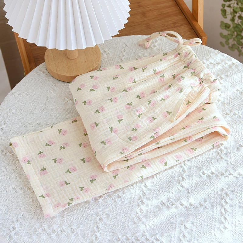 Casual Straight Trousers Home Clothes Pants khaki Jumpsuits Pants - Tophatter Daily Deals