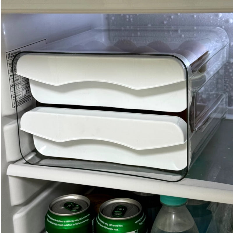 Double Drawer Egg Box - 32 Holes Kitchen Supplies - Tophatter Daily Deals
