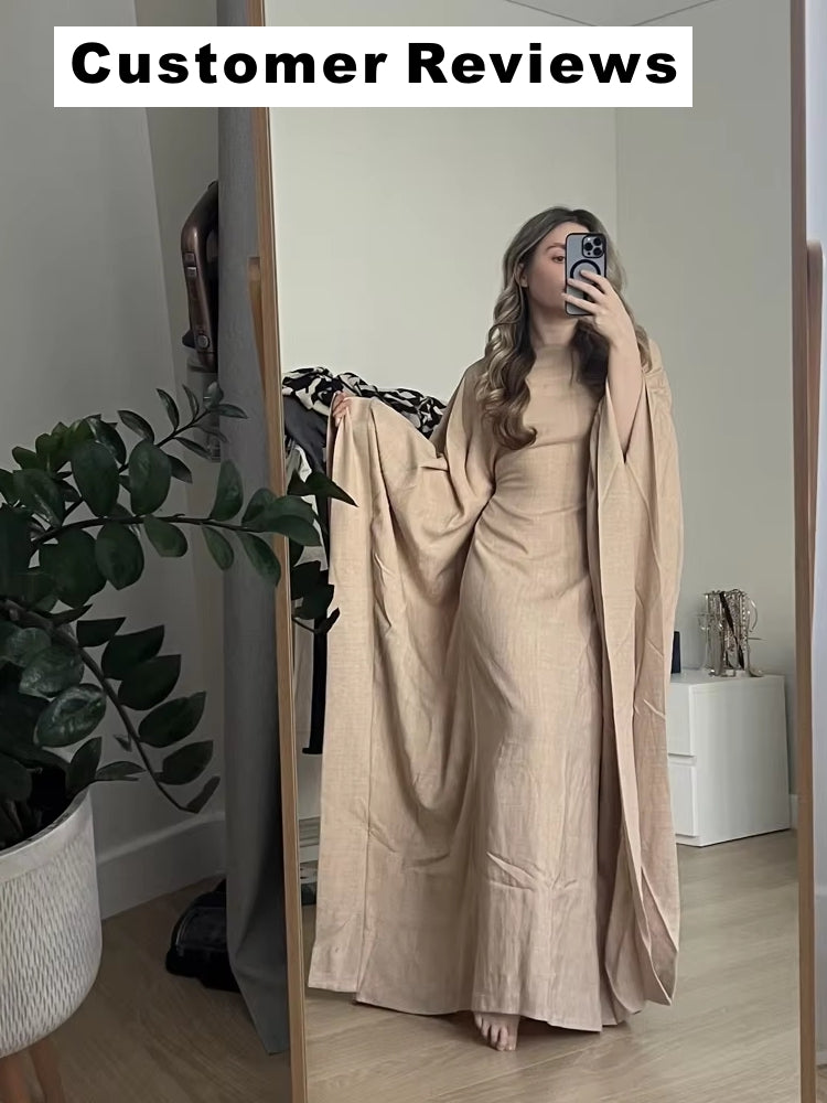 Ramadan Khimar Abaya Muslim Modest Dress Maxi Dresses - Tophatter Daily Deals