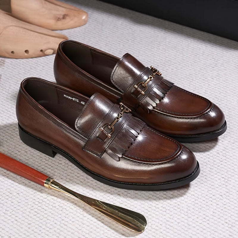 Genuine Leather Business Dress Shoes Comfortable Men Shoes Men Shoes - Tophatter Daily Deals