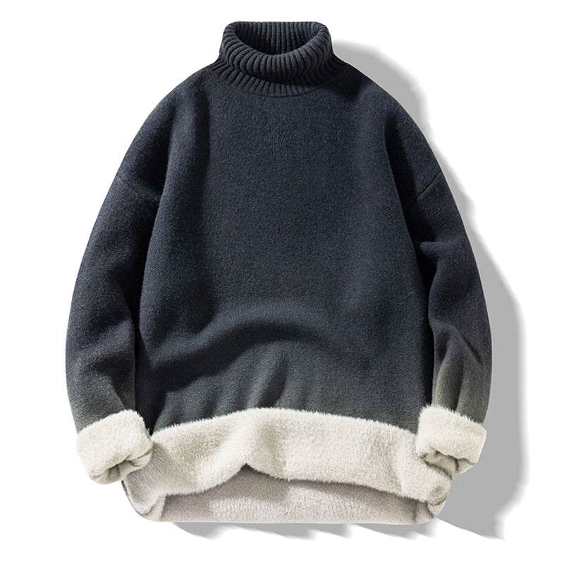 Men Clothing Fleece Sweater Warm Pullovers Top Men's Clothing - Tophatter Daily Deals