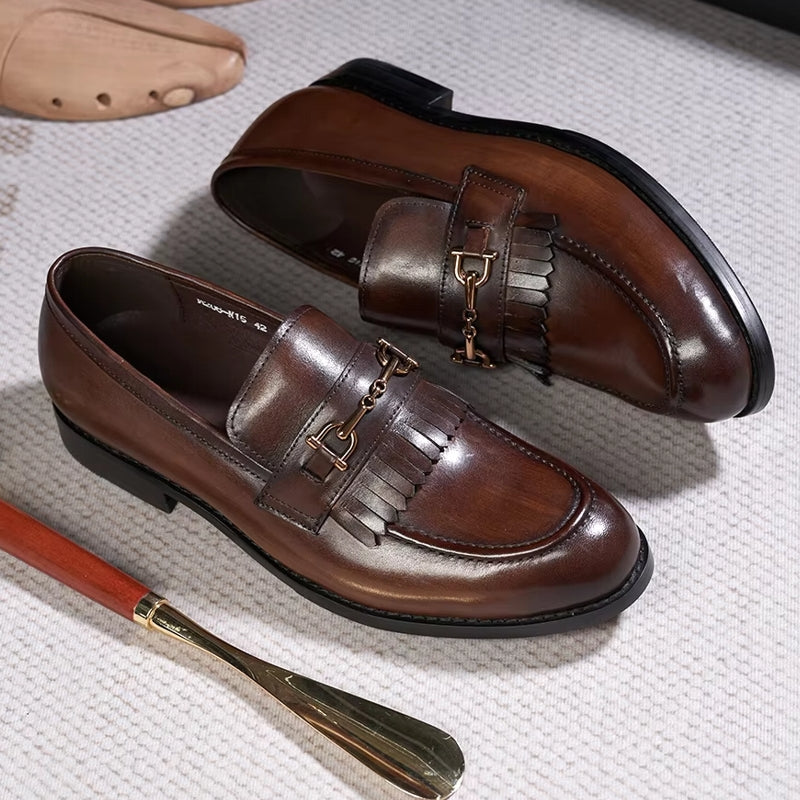 Genuine Leather Business Dress Shoes Comfortable Men Shoes Men Shoes - Tophatter Daily Deals