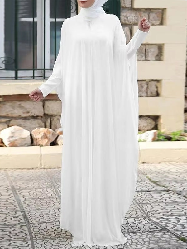 Muslim Dresses Robe Abaya Long Sleeve Dress Maxi Dresses - Tophatter Daily Deals