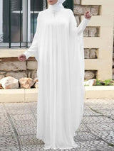 Muslim Dresses Robe Abaya Long Sleeve Dress Maxi Dresses - Tophatter Daily Deals