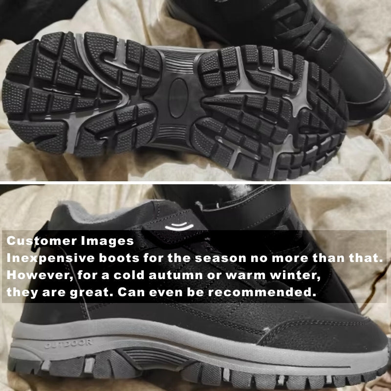 Snow Boots Casual Non-slip Warm Men Shoes Boots - Tophatter Daily Deals