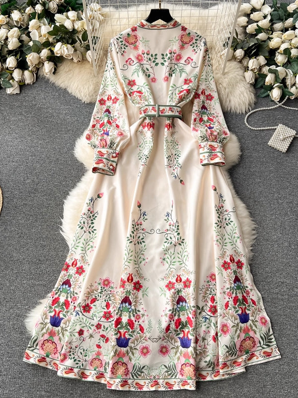 Fashion Bohemian Floral Maxi Dress Maxi Dresses - Tophatter Daily Deals