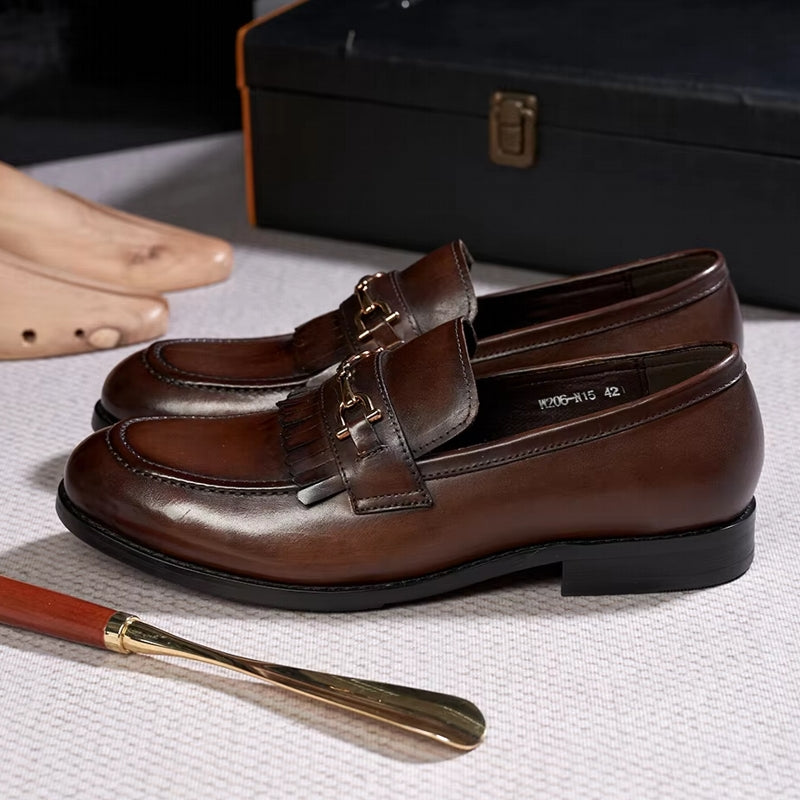 Genuine Leather Business Dress Shoes Comfortable Men Shoes Men Shoes - Tophatter Daily Deals