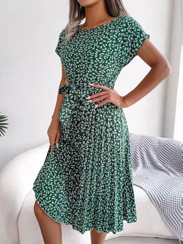 Mini Dress For Women Summer Print Holiday Beach Mini Dresses - Tophatter Daily Deals