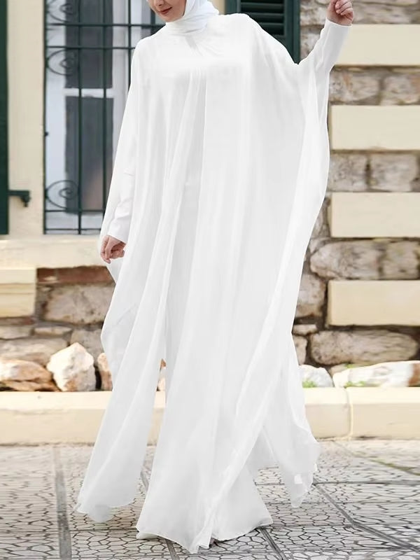Muslim Dresses Robe Abaya Long Sleeve Dress Maxi Dresses - Tophatter Daily Deals