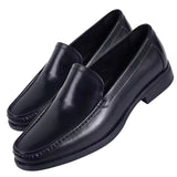 Summer Genuine Leather Oxford Dress Loafers Black Men Dresses Shoes - Tophatter Daily Deals