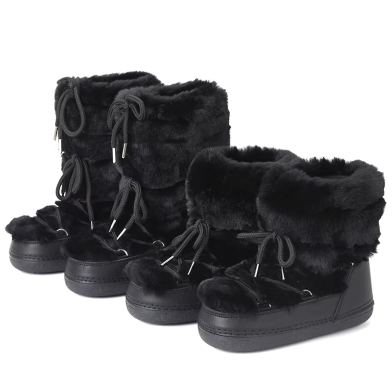 Winter Fur Women Snow Boots Snow Boots - Tophatter Daily Deals