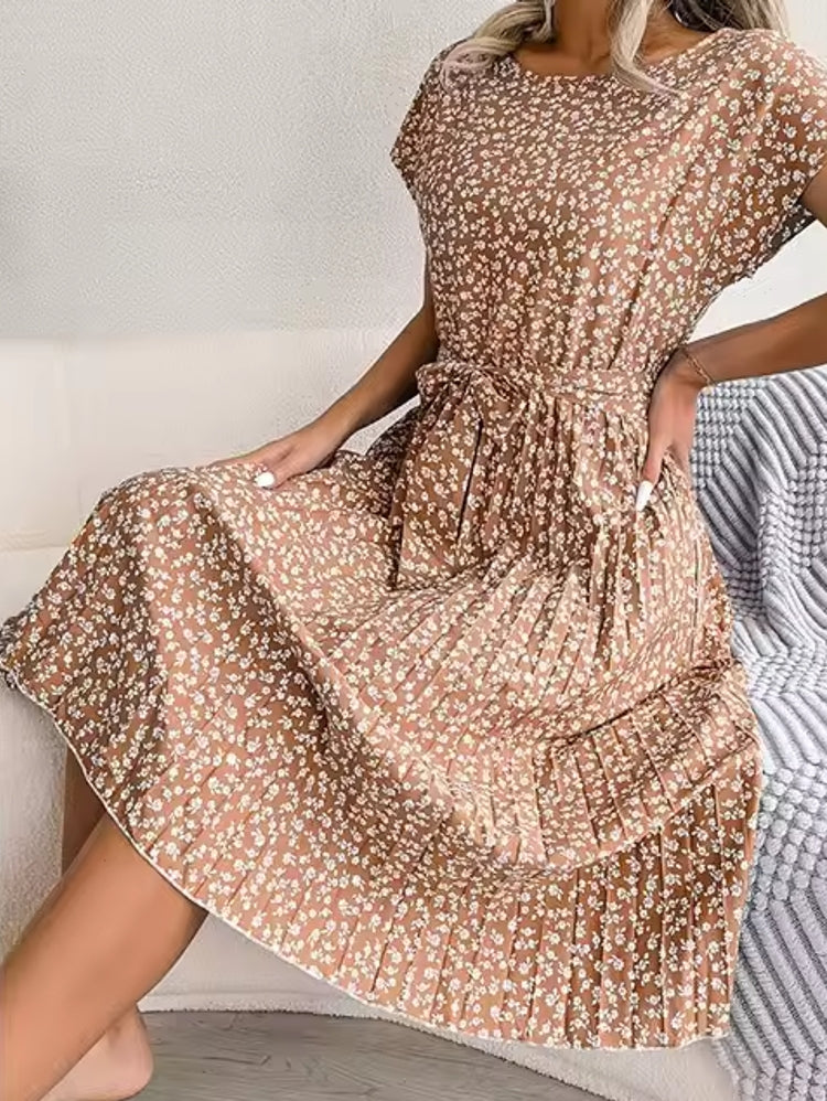 Mini Dress For Women Summer Print Holiday Beach Mini Dresses - Tophatter Daily Deals