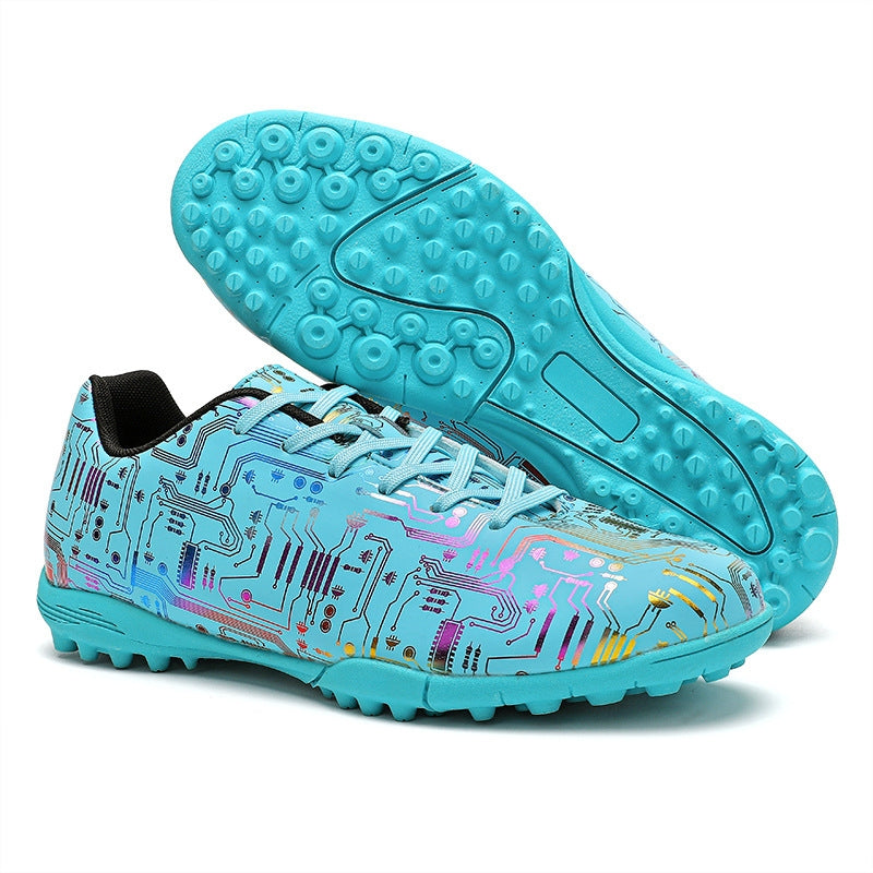 Unisex Ankle Football Boots Cleats Grass Training Soccer Shoes - Tophatter Daily Deals
