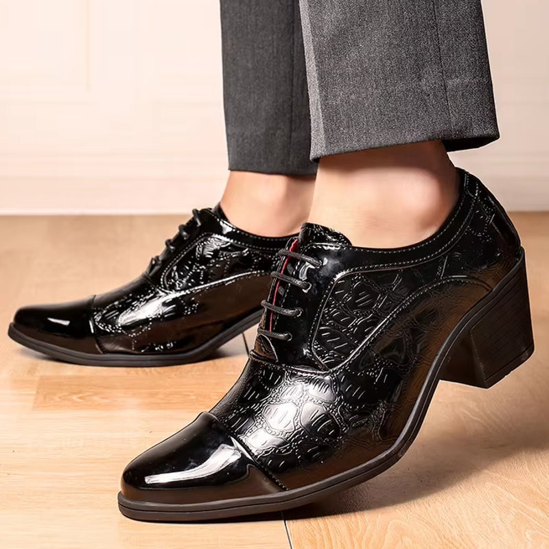 Groom Wedding Shoes Oxford Men Dress Shoes Black 01 Men Dresses Shoes - Tophatter Daily Deals