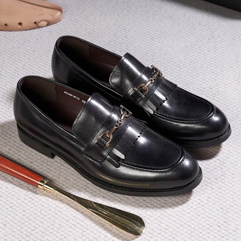 Genuine Leather Business Dress Shoes Comfortable Men Shoes Men Shoes - Tophatter Daily Deals