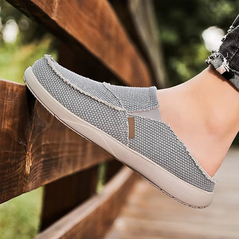 Fashion Flat Loafers Shoes Canvas Shoes Loafers - Tophatter Daily Deals
