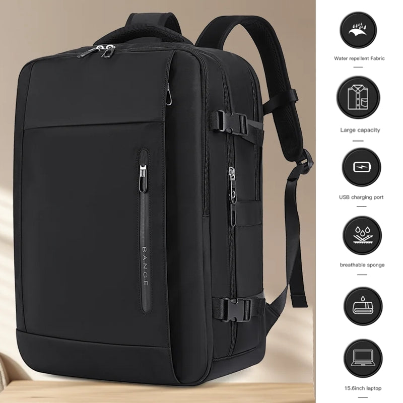15.6 Laptop USB Charge Travel Backpack Bag - Tophatter Daily Deals