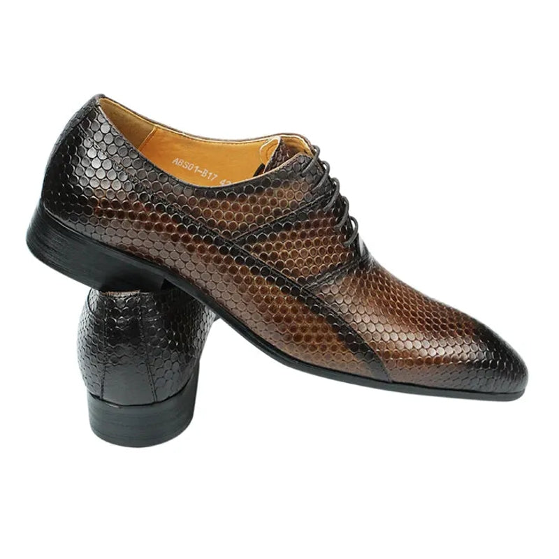 Retro Business Exquisite Carved Dress Office Oxfords Shoes Men Dresses Shoes - Tophatter Daily Deals