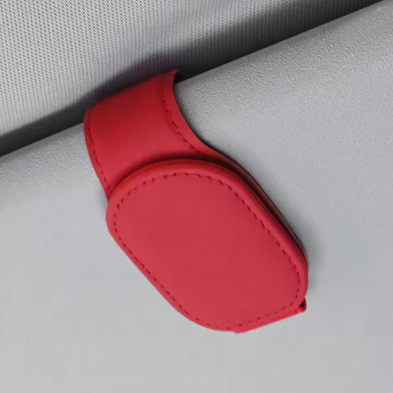 Magnetic Eyeglass Frame Ticket Holder Red Car and Motorcycle Accessories - Tophatter Daily Deals