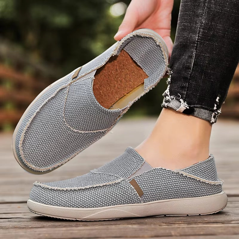 Fashion Flat Loafers Shoes Canvas Shoes Loafers - Tophatter Daily Deals