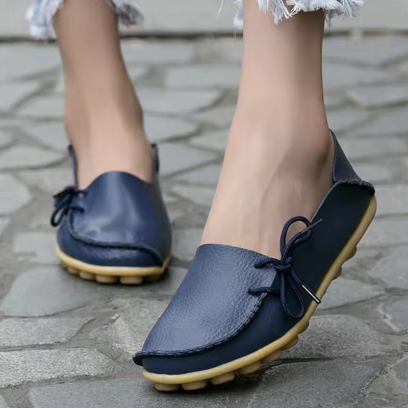 Women Shoes Slip On Bow Tie Flats Tennis Shoes Blue Women Shoes - Tophatter Daily Deals
