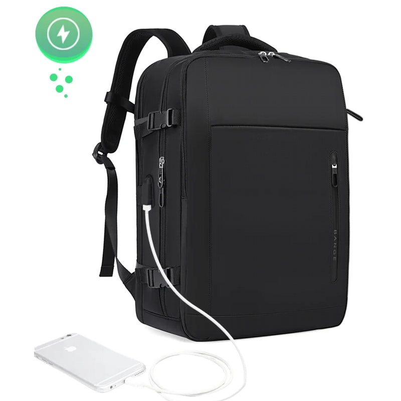 15.6 Laptop USB Charge Travel Backpack Bag - Tophatter Daily Deals