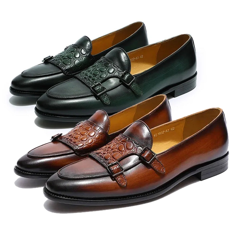 Luxury Men Genuine Cow Leather Dress Shoes Men Dresses Shoes - Tophatter Daily Deals