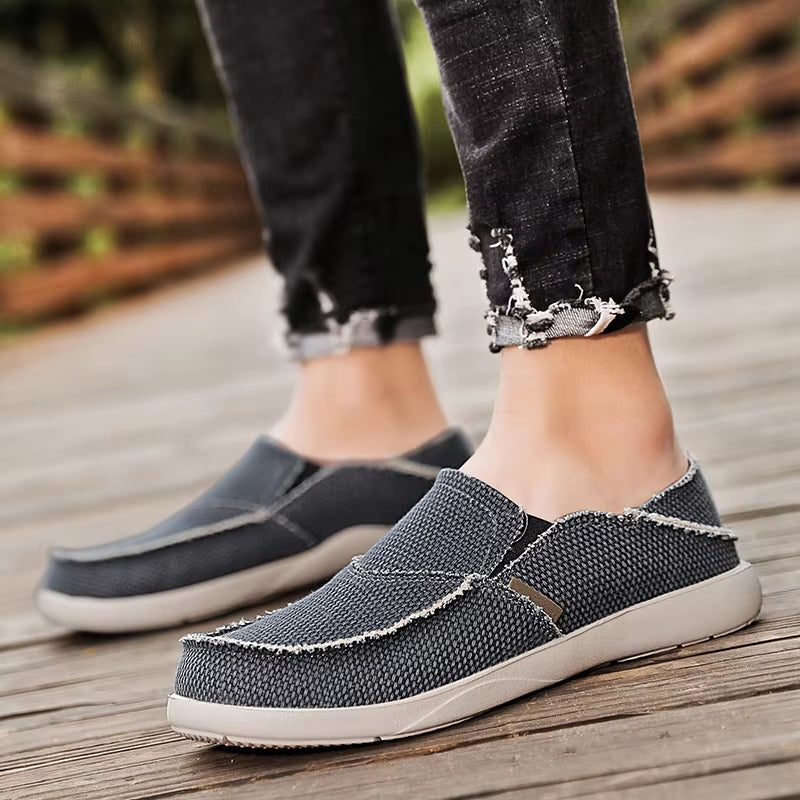 Fashion Flat Loafers Shoes Canvas Shoes Loafers - Tophatter Daily Deals
