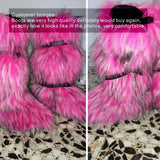 Winter Boots Women Faux Fur Warm Platform Long Boots Women Shoes - Tophatter Daily Deals
