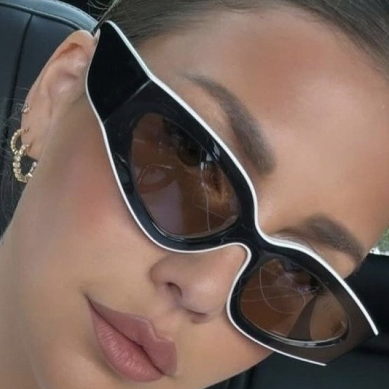 Punk Cat Eye Sunglasses for Women Square Frame Plastic Samsung Cases - Tophatter Daily Deals