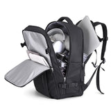 15.6 Laptop USB Charge Travel Backpack Black Bag - Tophatter Daily Deals